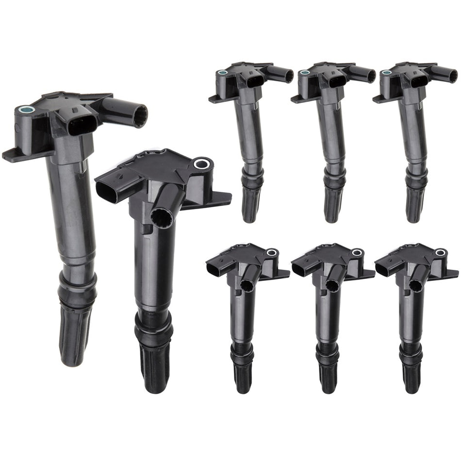 8 LH&RH Ignition Coil Pack For Ford F-150 F-250 Super Duty F-350 Super Duty 6.2L