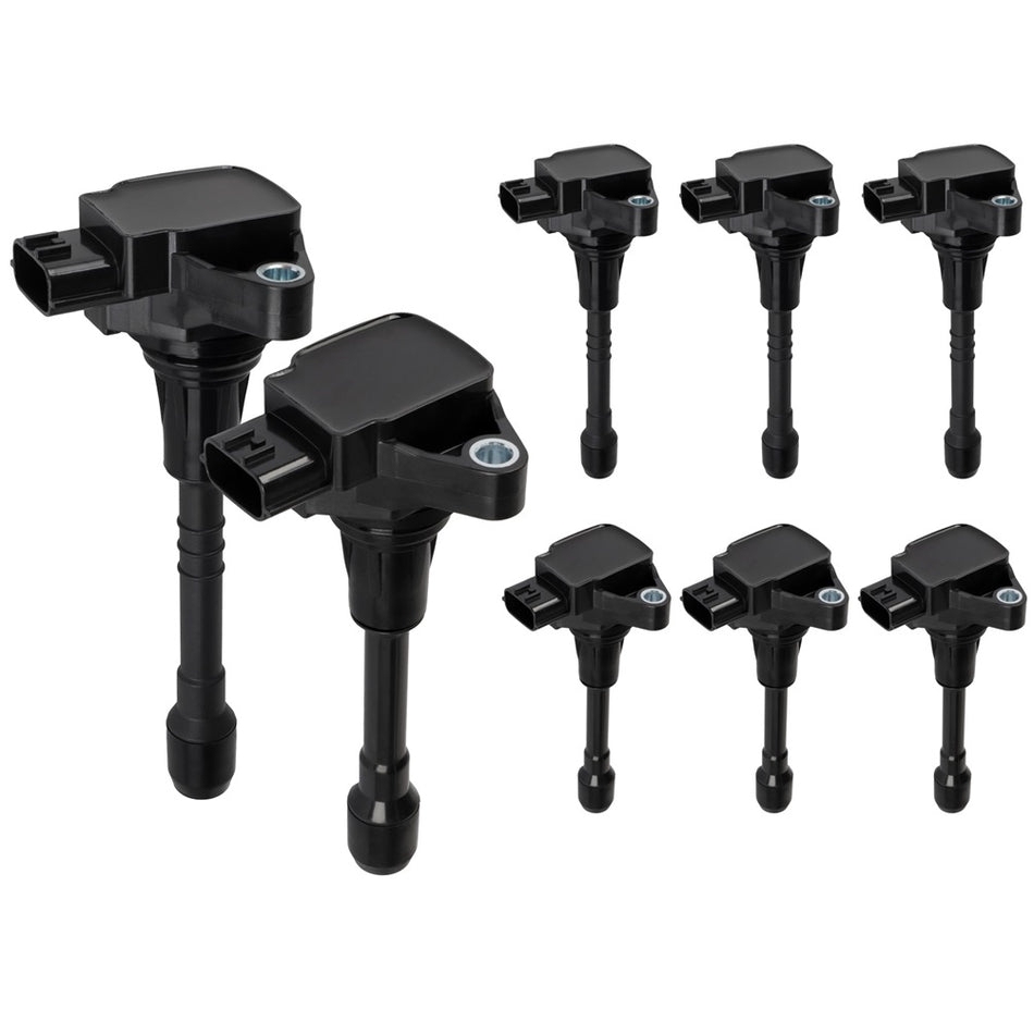 LH&RH Ignition coils For 2011-2013 Infiniti QX56 QX80 V8 5.6L UF650 UF677