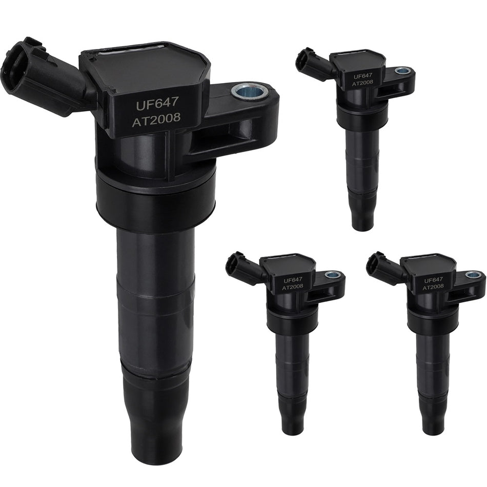 4 Ignition Coil Pack for Hyundai Santa Fe Sonata Kia Optima Sportage 2.0L