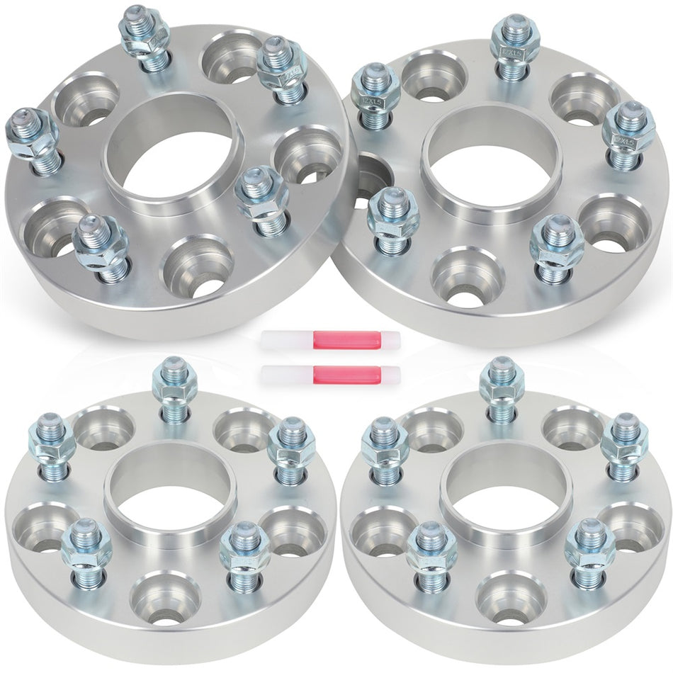 4Pcs 1inch 5x4.5 Hubcentric Wheel Spacers 12x1.5 For Lexus ES250 RX350 RX450h UX200