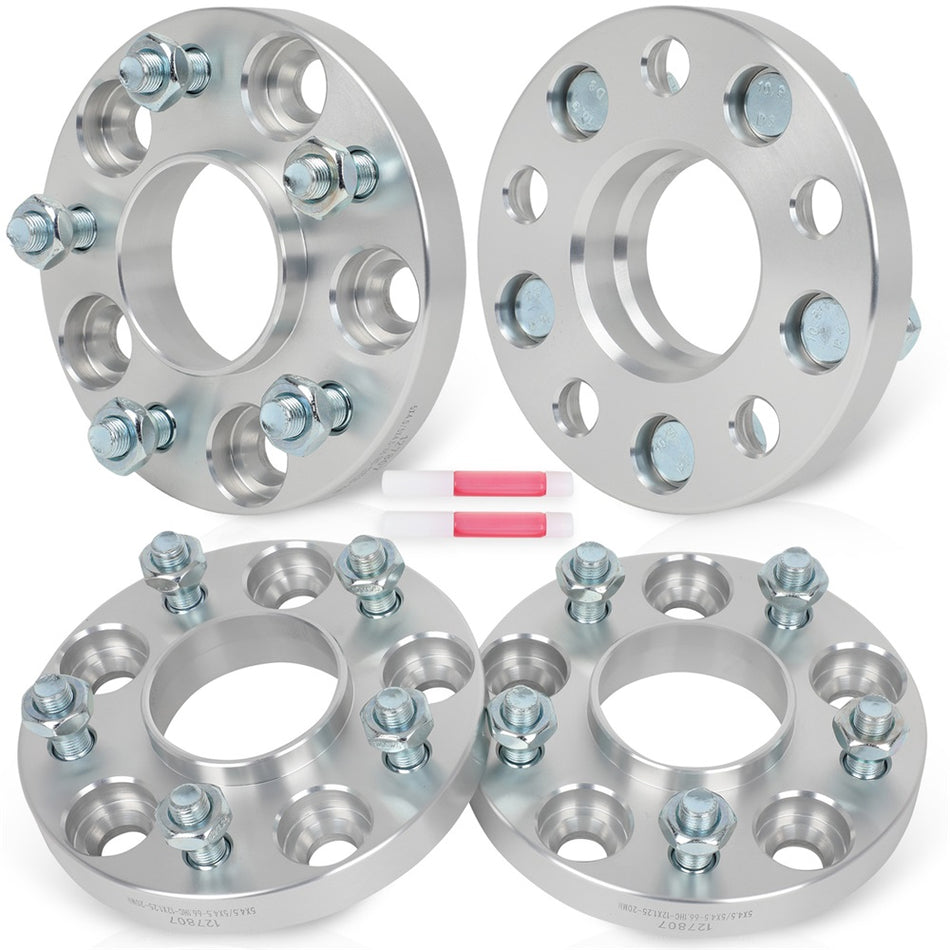 4X 20mm 5x4.5 Hubcentric 12x1.25 Wheel Spacers For Infiniti G35 For Nissan 350Z