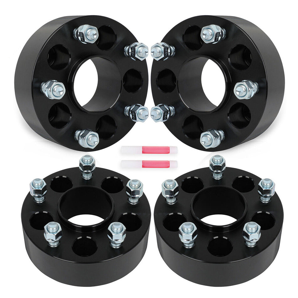 4pcs 5x4.5 to 5x5 Wheel Adapters 2 inch 51mm 5x114.3 Hub For 84-01 Jeep Cherokee 07-11 Dodge Nitro