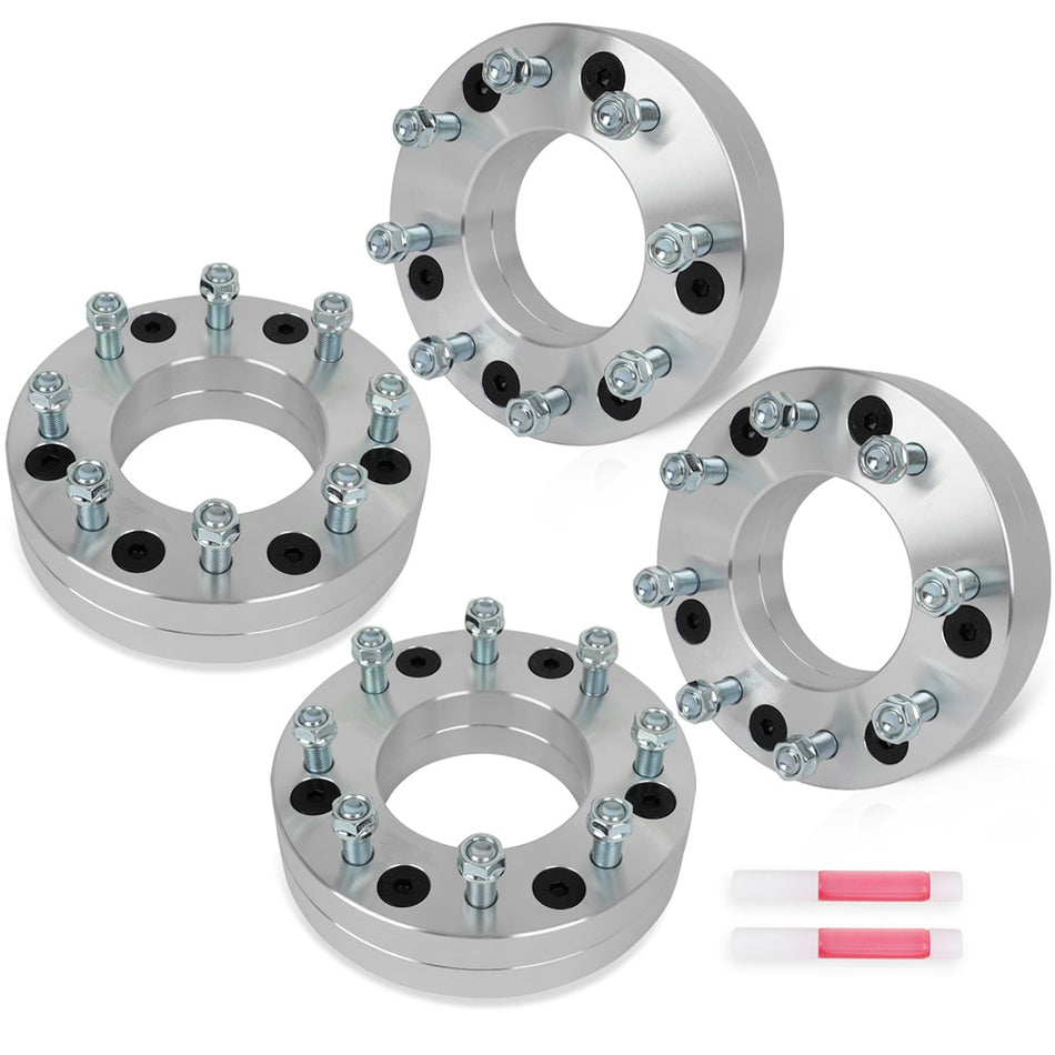 4Pcs 2inch 6x5.5 to 8x6.5 Wheel Adapters 14x1.5 For Chevrolet Silverado 1500 Tahoe