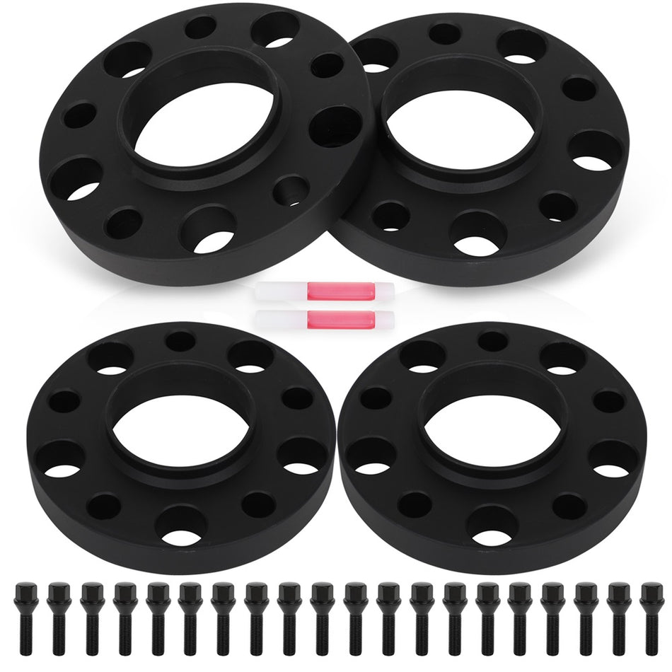 4Pcs 20mm 5x120 Hub Centric Wheel Spacers 12x1.5 For BMW 733i 528e 735i 535i M5