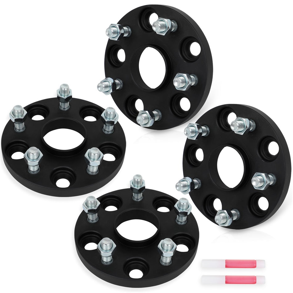 4Pcs 15mm Hubcentric Wheel Spacers 5x4.5 For Subaru Impreza WRX STI Forester SVX