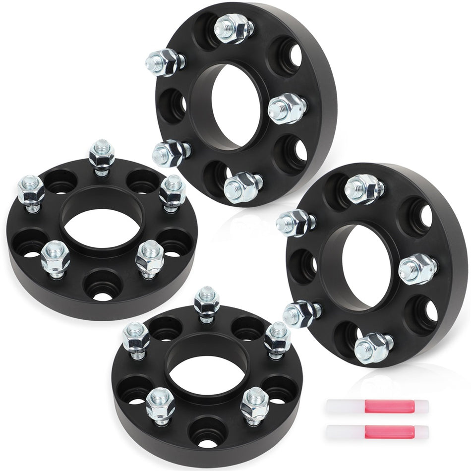 4 Pcs 1inch 5x4.75 Hubcentric 12x1.5 Wheel Spacer For Chevrolet Corvette GMC Jimmy