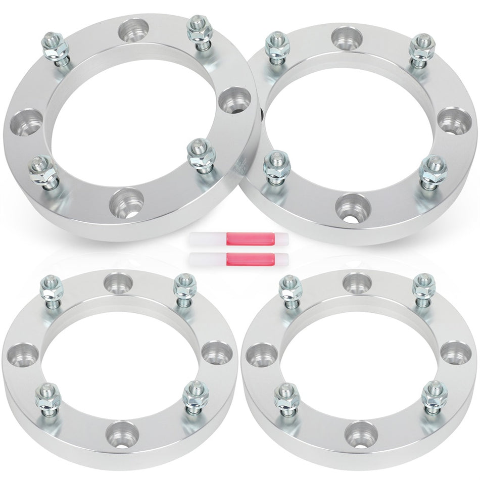 (4) 1inch Thick 4x156 Wheel Spacers 3/8inch Studs For Polaris Ranger 800 EFI RZR S 800