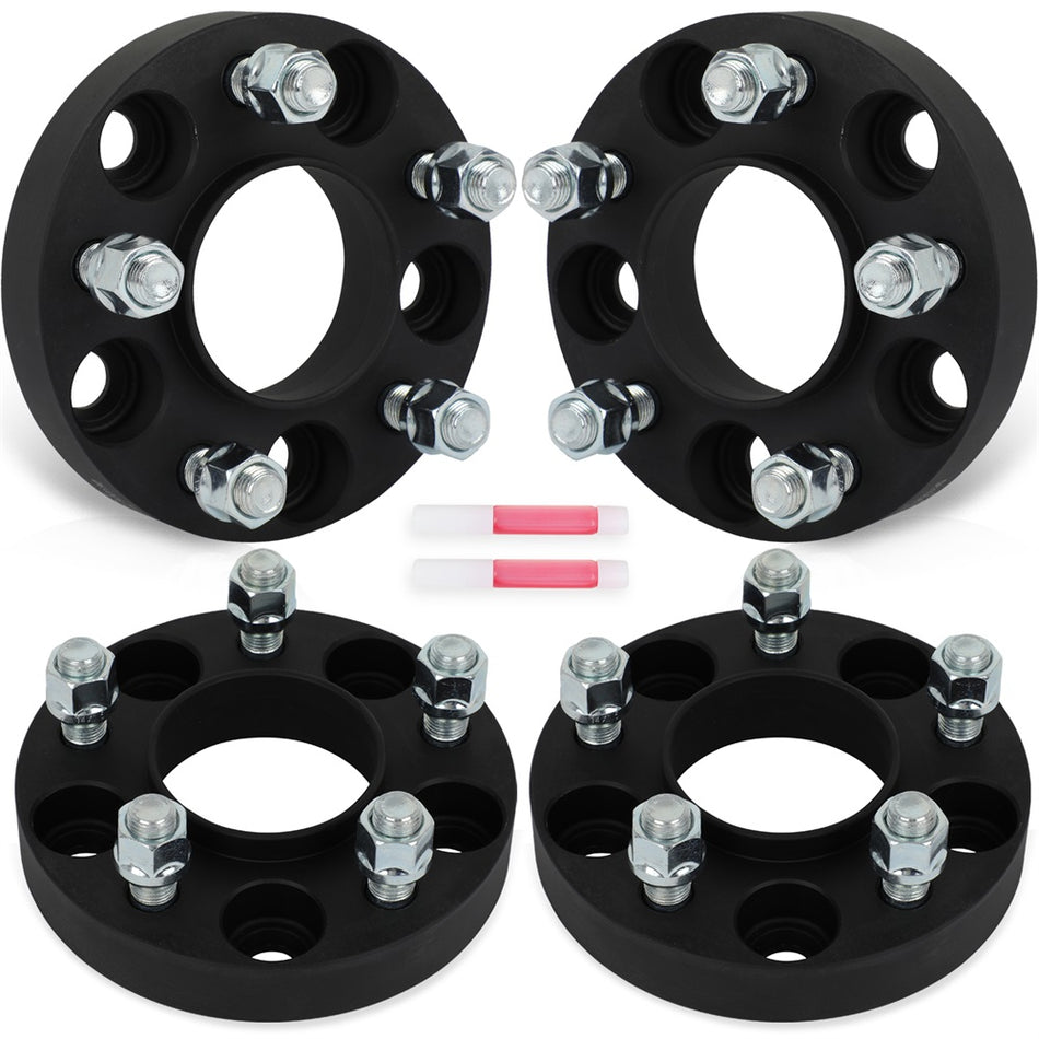 4Pc 1inch 5x115 Hubcentric Wheel Spacers 14x1.5 For Dodge Charger Magnum Challenger