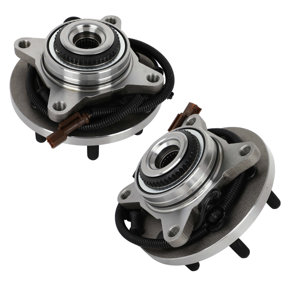 2 Front Wheel Hub Bearing For Ford F-150 2018 2019 2020 4WD with ABS 515177 3.5L