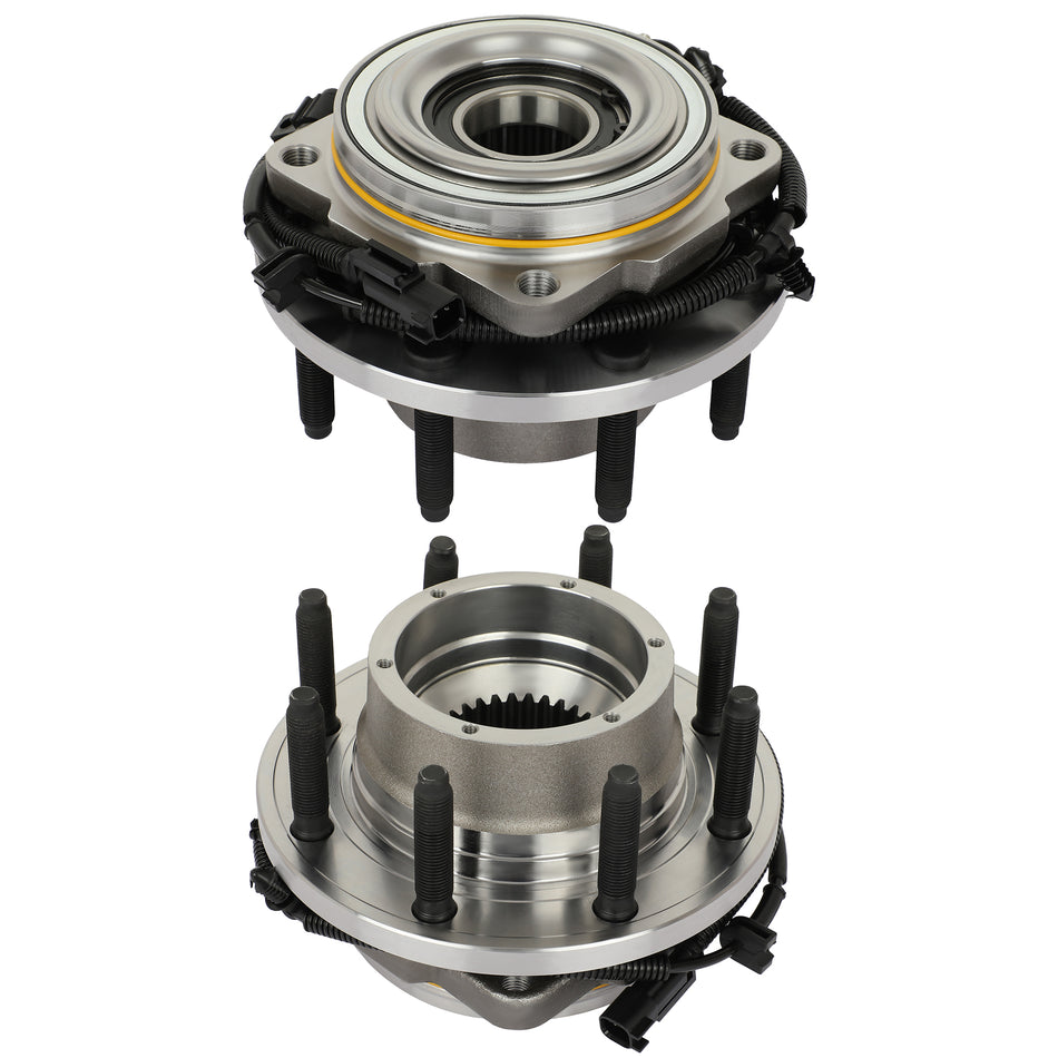 2 Pcs Wheel Hub Bearings Assembly Front 4WD For 2017-2020 Ford F250 Super Duty