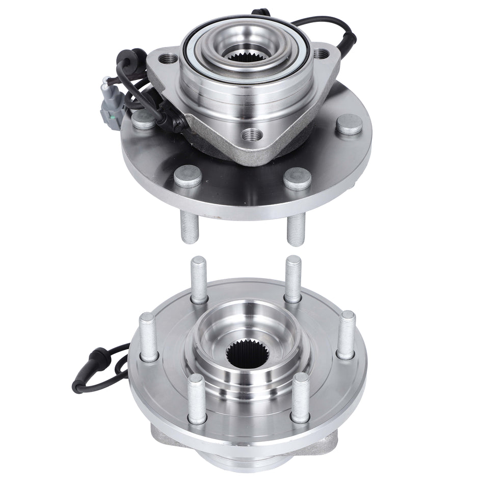 2 Pcs Front Wheel Hub Bearing Assembly For Nissan Armada Titan For Infiniti QX56