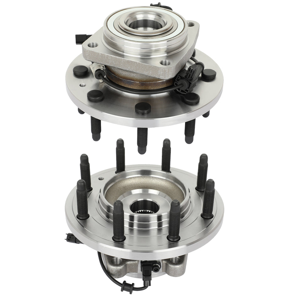 Pair Front LH/RH Wheel Bearing Hub For Chevy Silverado 2500 Hd 2011-2019 4WD,SRW