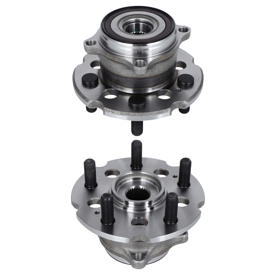 2Pcs Wheel Hub Bearing Assembly Rear AWD For Honda Pilot 3.5L Acura MDX ZDX 3.7L