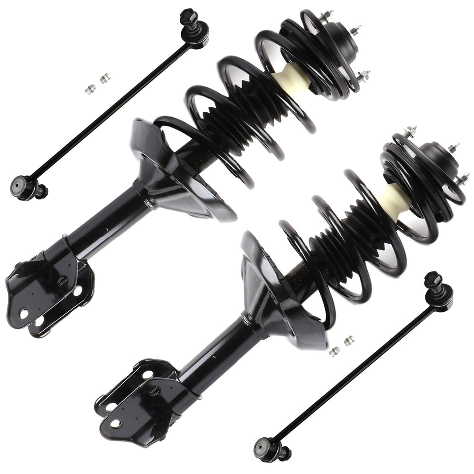 For 2005 2006 2007 Honda Odyssey Front Struts with Coil Spring Sway Bar Links