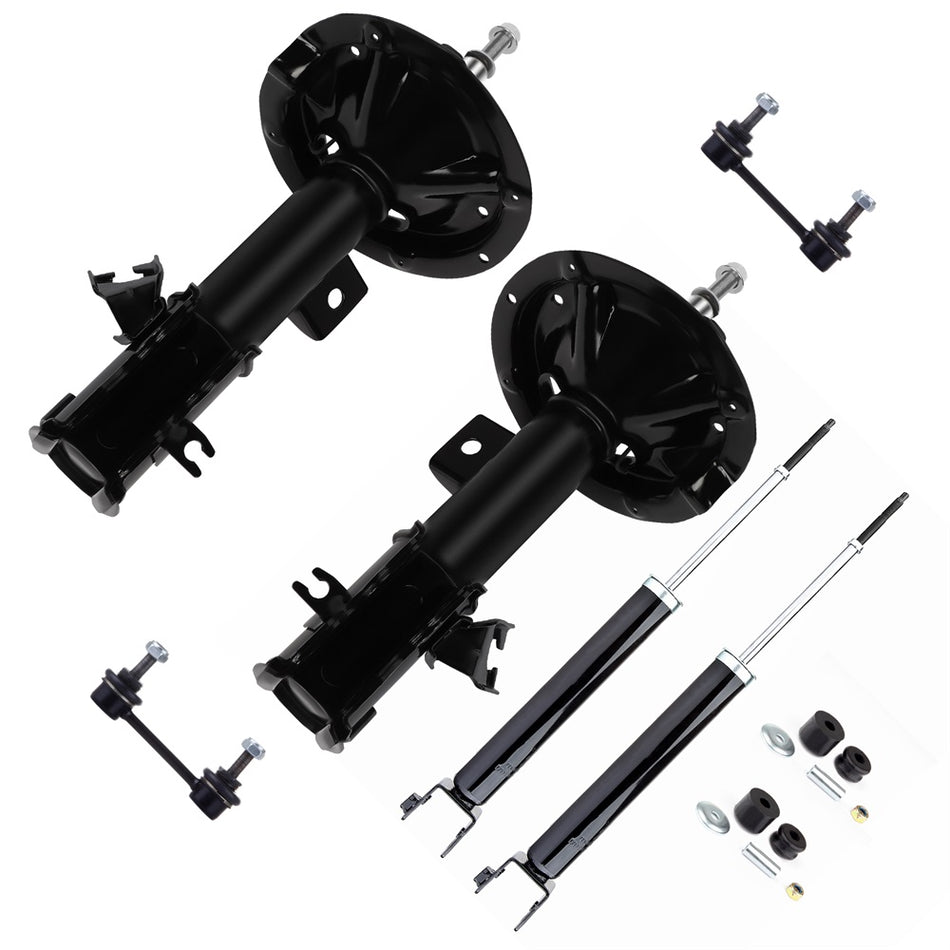 Front Struts Rear Strut Coil Spring Sway Bars Kit For 2004-2008 Nissan Maxima