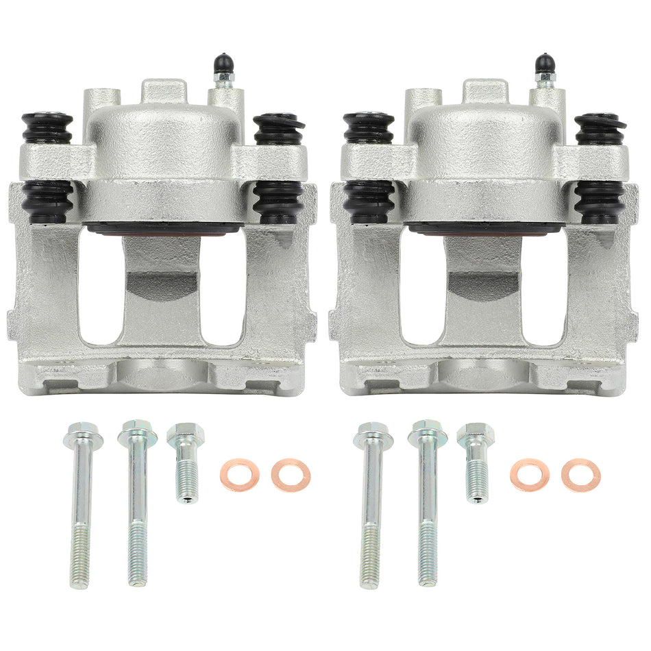 Front Pair Brake Calipers Left Right For 97-06 Jeep TJ 93-98 Jeep Grand Cherokee