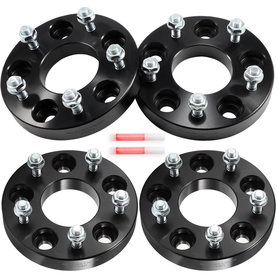 (4) 1inch wheel spacers 5x4.75 For Chevrolet Corvette Camaro El Camino Malibu Base