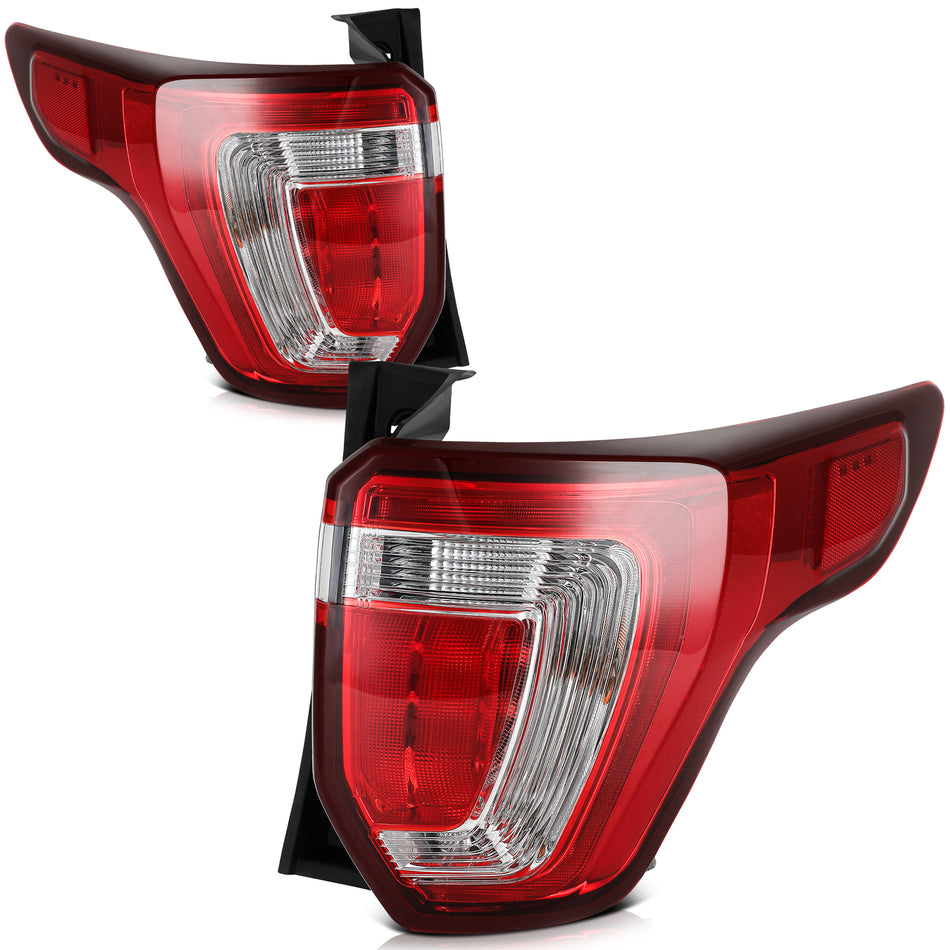 Taillights Assembly For 2016-2019 Ford Explorer Red LHRH Turn Tail Brake Lamp