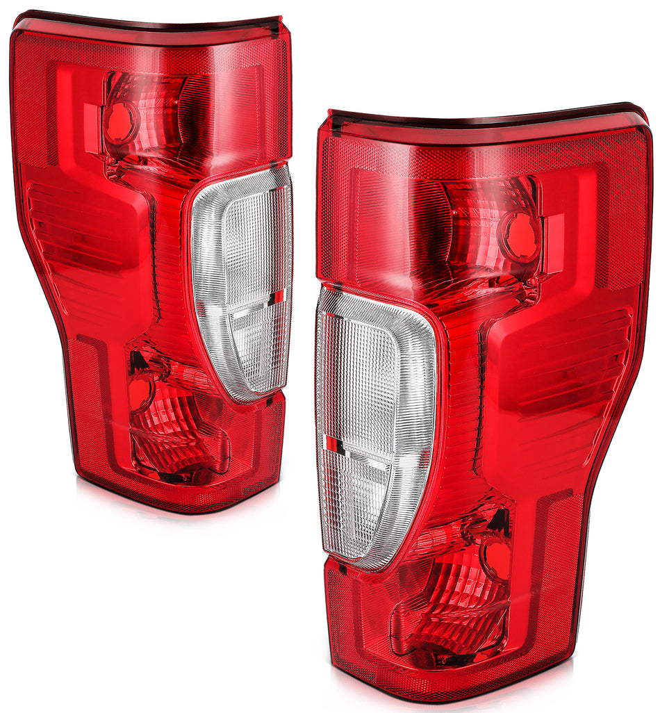 For 2020-2022 Ford F250 F350 Super Duty witho Blind Spot Tail Lights Assembly Pair