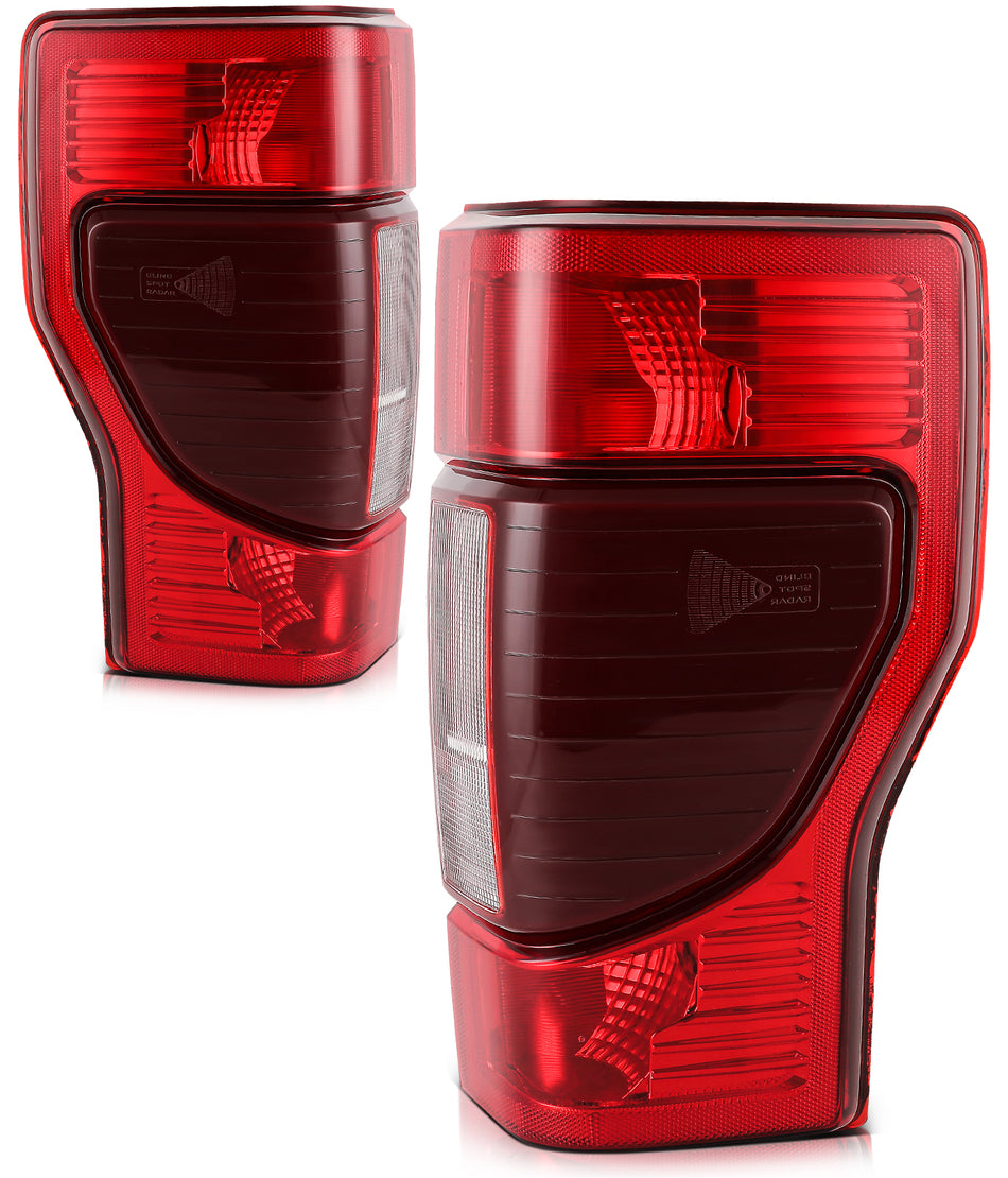2pcs/Pair Rear Tail Light Assy with Blind Spot For 2020-2022 Ford F-250 F-350 F450