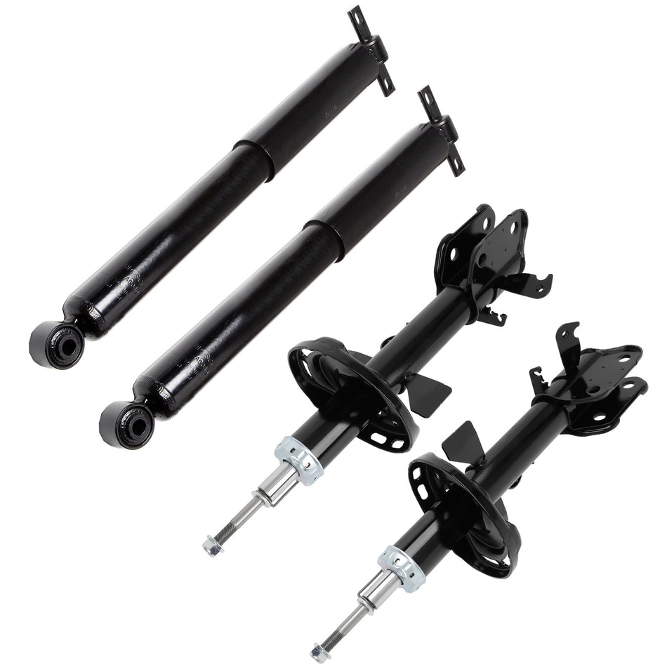 2011 2012 Honda Odyssey Front Rear Shocks Gas Struts Assembly Kit of 4Pcs