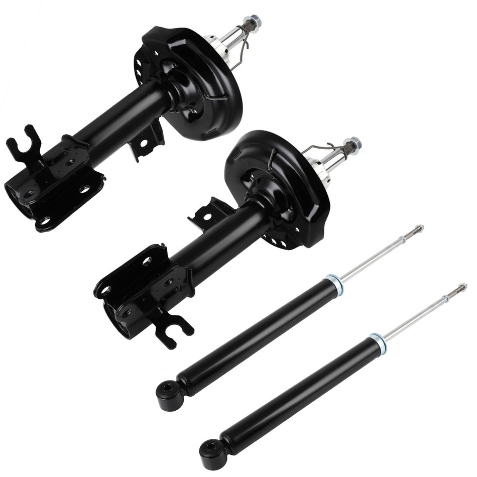 4PCS Front Rear Shock Struts Absorbers For 2013-2015 Chevrolet Spark LS LT 1.2L
