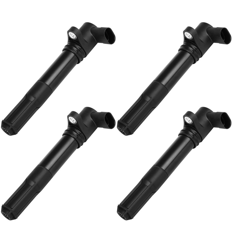 4 Ignition Coils For Fiat 500 2009-11 Punto 2013 2007-08 1.4L Petrol Hatchback