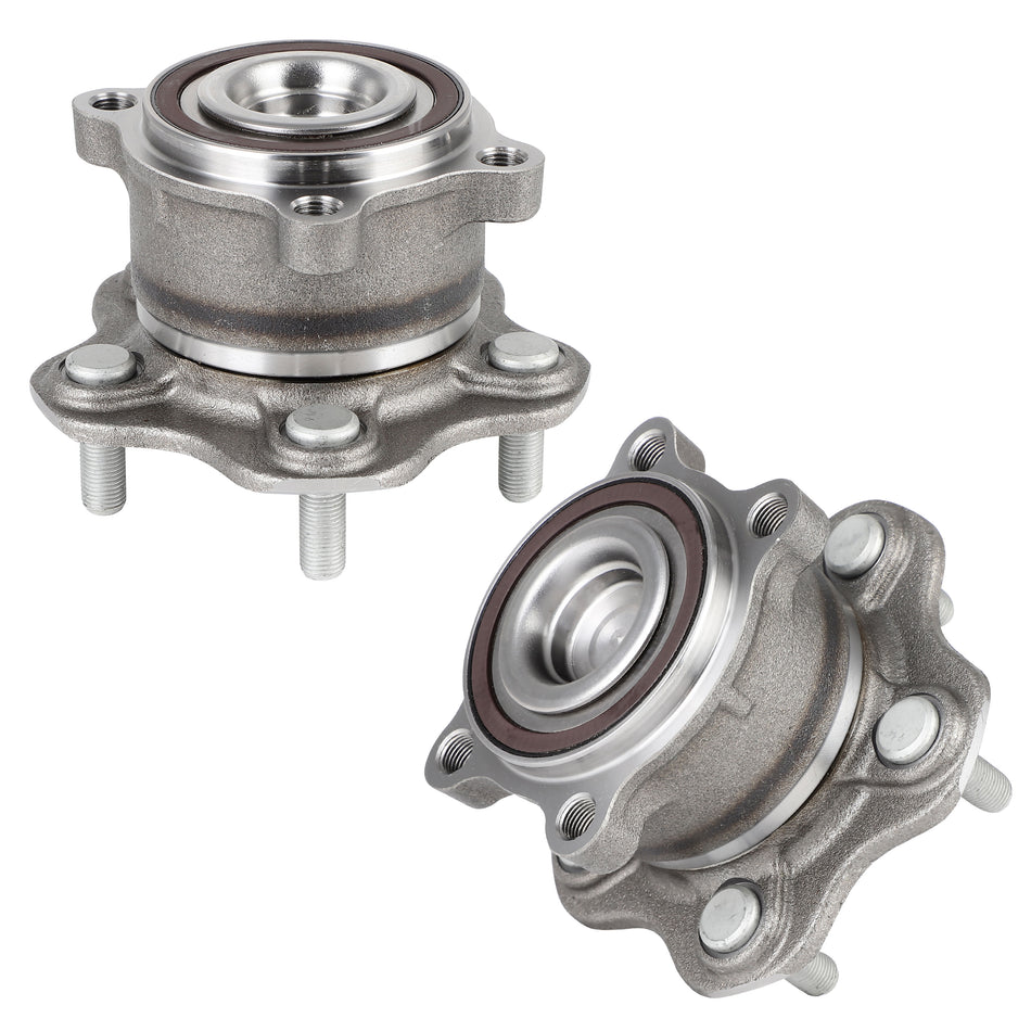 Pair Rear Wheel Bearing Hub For Nissan Altima 2007 S SL SE Base 2.5L 3.5L w/ ABS
