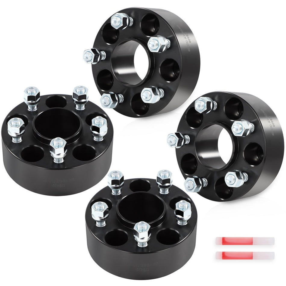 4 Pcs 2 inch 5x110 Hub Centric Wheel Spacers For Jeep Cherokee Compass 2017-2023