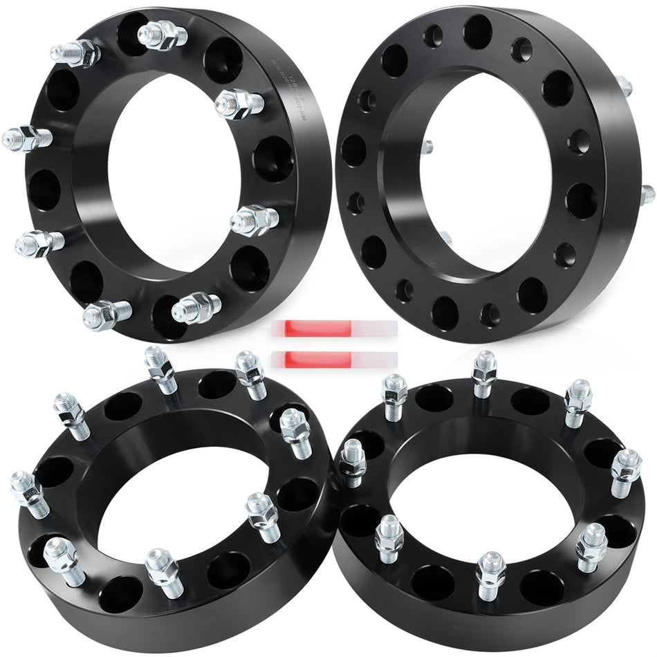 (4) 8x210 Wheel Spacers 2inch Fits Chevy Silverado 3500 HD Dually Models 2011-2024