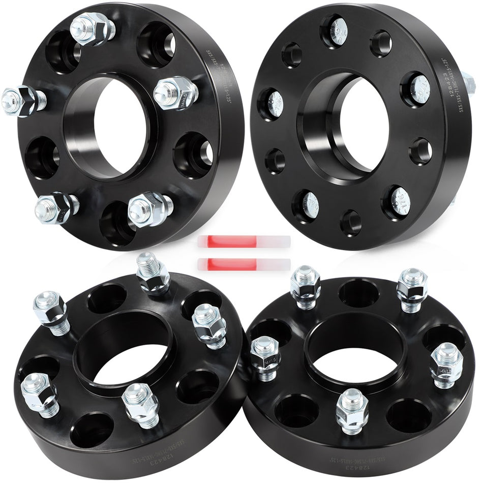 4x 1.25 inch 5x5 Wheel Spacer Hubcentric 14x1.5 For Jeep Wrangler Grand Cherokee