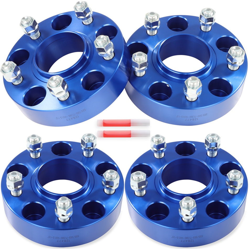 (4) 1.5inch Hubcentric Wheel Spacers 5x5 14x1.5 For 2019-2025 Jeep Wrangler 2018 JL