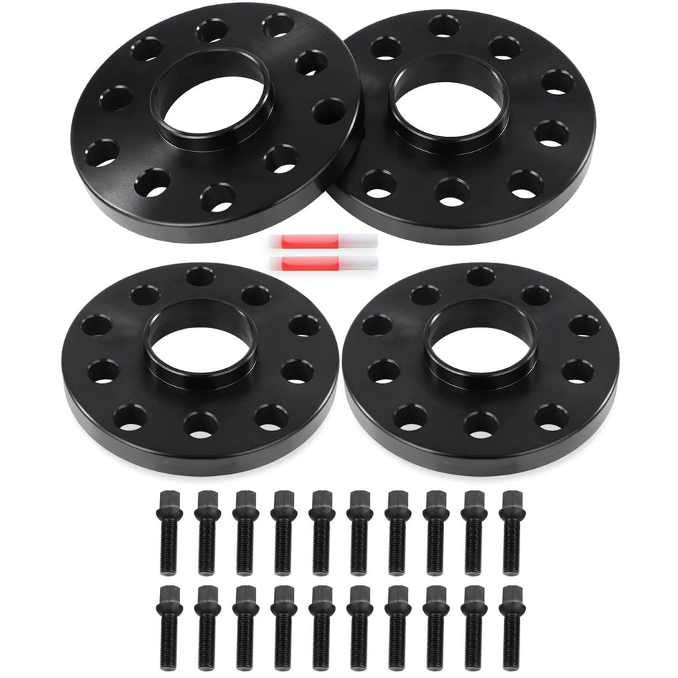 (4) 15mm Hubcentric 5x100 or 5x112 Wheel Spacers For VW EOS Beetle Audi A4 A6 A8