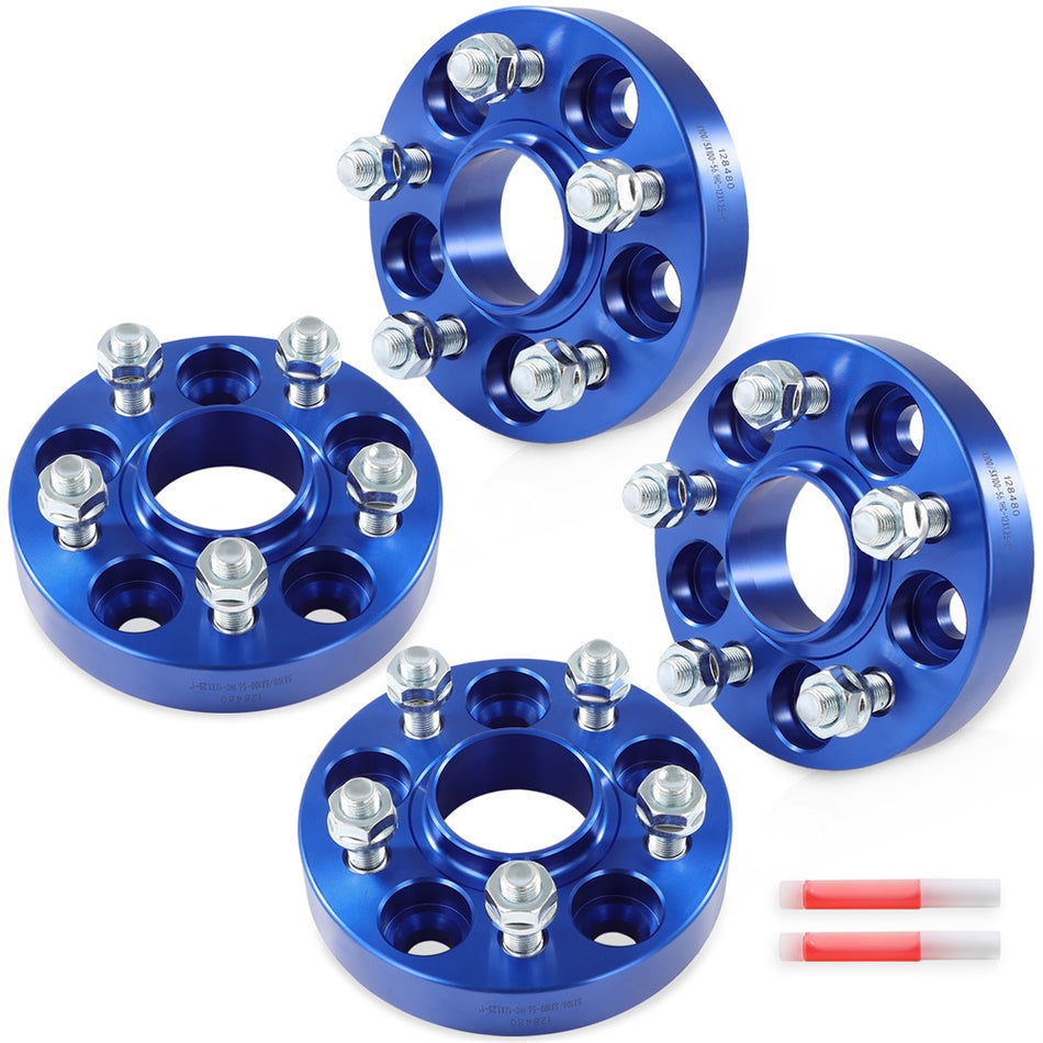 4Pc 1inch 5x100 Wheel Spacers 12x1.25 For Subaru Impreza Forester Legacy Scion FR-S