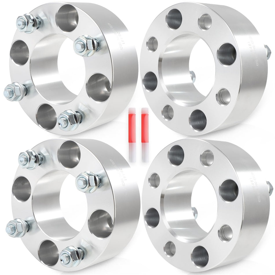 (4) 2inch 4x110 4/110 ATV Wheel Spacers 10x1.25 Fits Honda TRX400EX TRX400FW TRX350