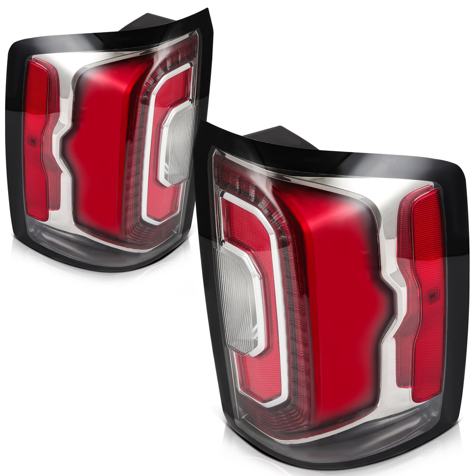 Taillights Assembly For 2018 2017 2016 GMC Sierra 1500 Red LED Type LeftRight