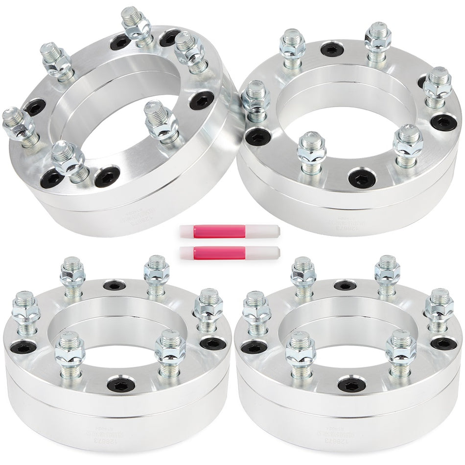 (4) 5x5.5 to 6x5.5 Wheel Adapters 2inch 5x139.7 Hub to 6x139.7 Wheel Fits Ram 1500