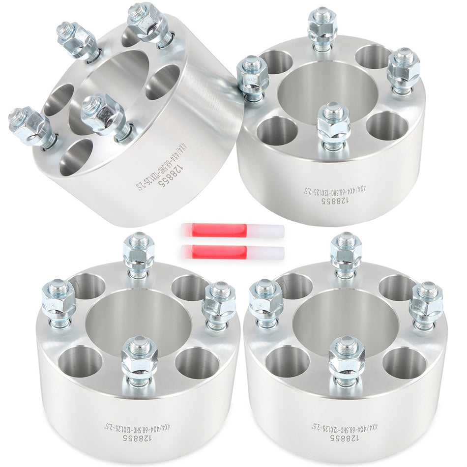 4X 2.5inch Thick Wheel Spacers 4x4/ 4x101.6 12x1.25 For Golf Cart Yamaha The Drive2