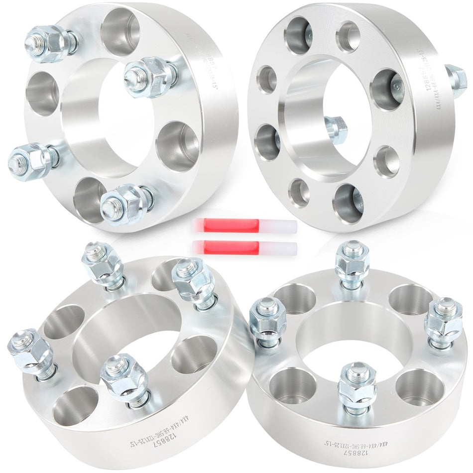 4X 1.5inch Thick Wheel Spacers 4x4/ 4x101.6 12x1.25 For Golf Cart Yamaha The Drive2
