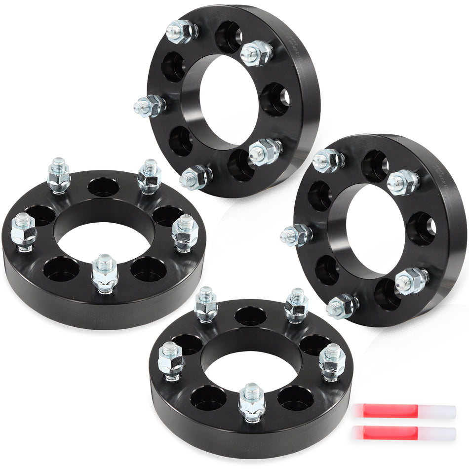 4 Pcs 1.25inch 5x4.75 to 5x5.5 Wheel Adapters 12x1.5 For Chevy GMC Cadillac Pontiac