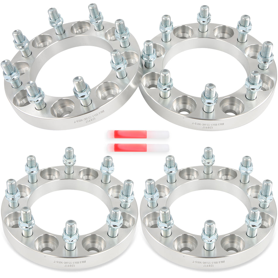 4X 1inch 8x6.5 Wheel Spacers 14x1.5 Fits Ram 2500 3500 2014 2015 2016 2017-2022
