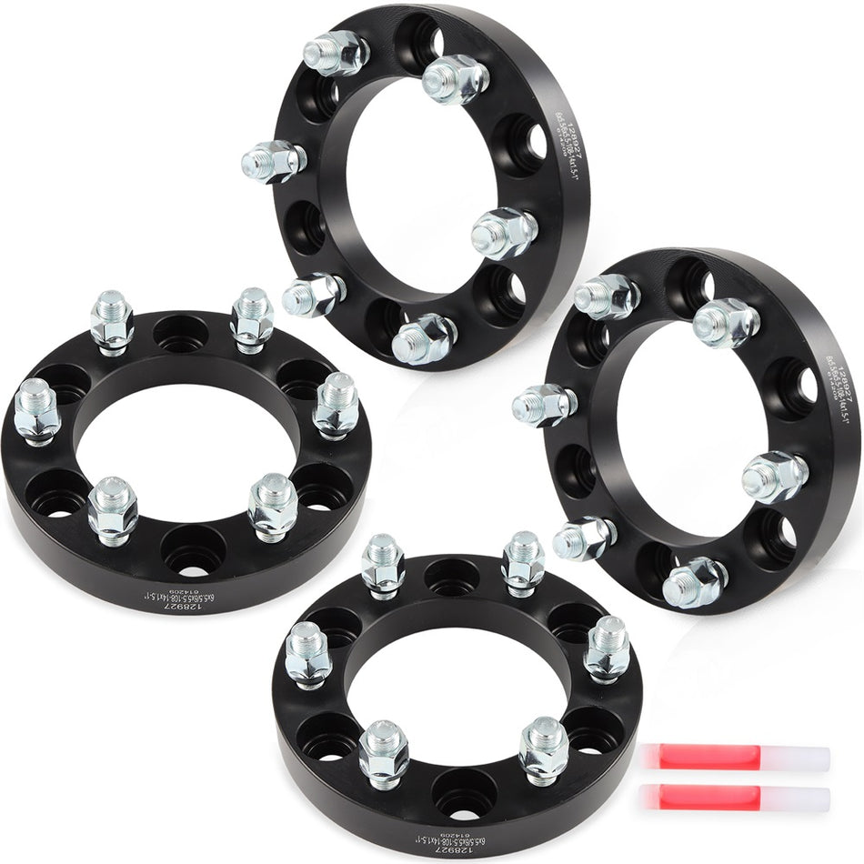 4Pcs 1inch Wheel Spacers 6x5.5 For 1999-2023 Chevy Silverado GMC Sierra 1500 14x1.5