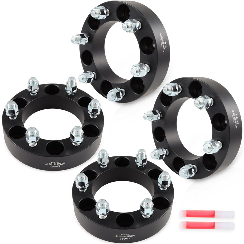 4x 1.5 inch 6x5.5 Wheel Spacers 14x1.5 For Chevy Silverado Sierra 1500 1999-2023