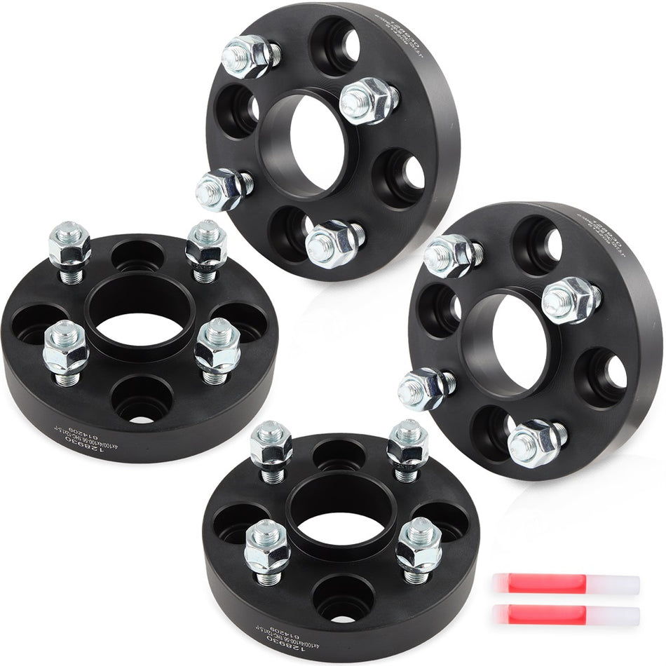 4 Pcs 1inch 4x100 Hubcentric Wheel Spacers 12x1.5 For 2002-2014 Mini Cooper 4 Lug