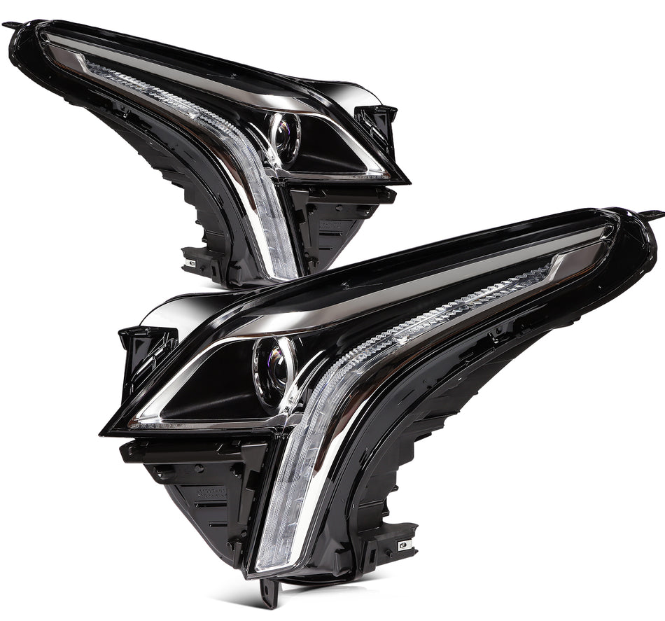 For Cadillac XT5 3.6L 2017-2018 LED DRL Headlights Assembly Pair LeftRight Side
