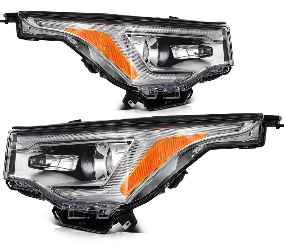 LeftRight For GMC Acadia 2017-2019 Headlight Assembly with LED DRL HID Projector