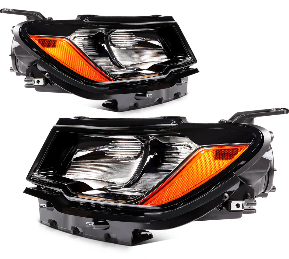 Headlight Assembly For 2017-2021 Jeep Compass Halogen Style Pair
