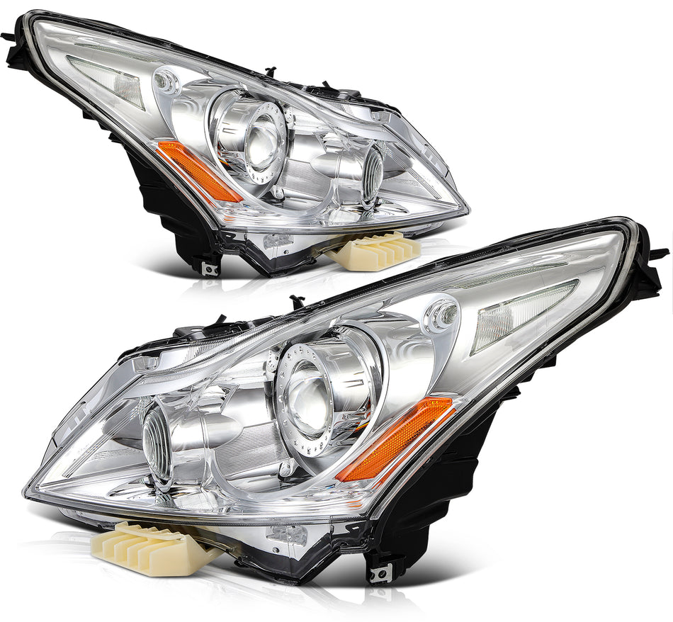 2pcs/Pair HID/Xenon Projector Headlight For 2010-2013 INFINITI G37 G25 Sedan 4Dr