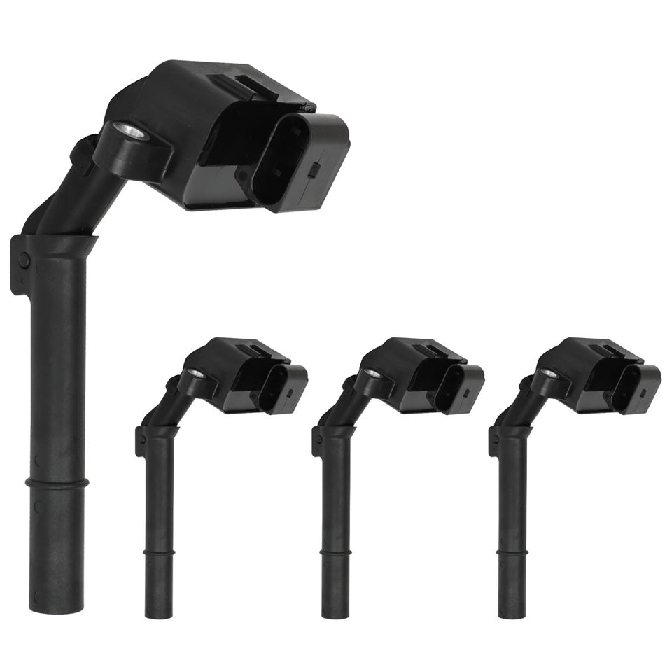 4 Ignition Coil Fits Mercedes-Benz GLA200 2014-2016 L4 2.0L DOHC Turbocharged