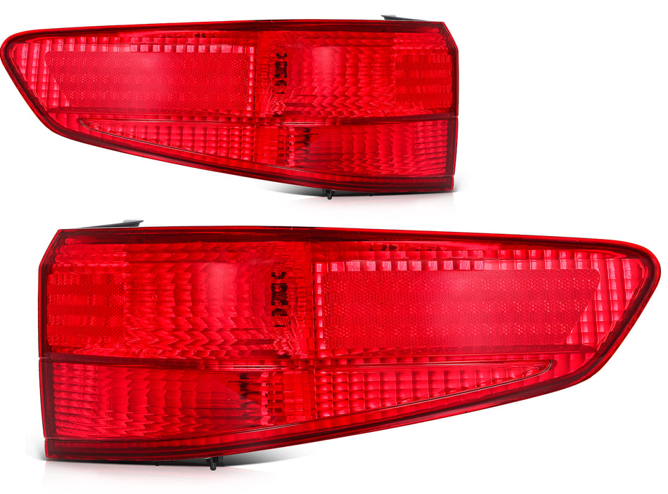 Red Pair Rear Outer Tail Light Assembly For 2003-2004 Honda Accord Sedan 4-Dr